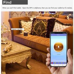 img 2 attached to Беспроводной Bluetooth Smart кошелек против потери с сигналом тревоги, записью местоположения на телефоне GPS, кошелек винтажного ретро стиля из телячьей кожи (коричневый, горизонтальный)