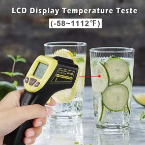 img 3 attached to 🌡️ GoolRC Industrial Thermometer: Advanced Non-Contact Digital Laser Temperature Gun with LCD Display -58°F to 1112°F (-50°C to 600°C)