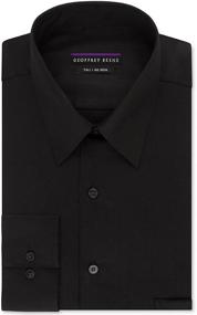 img 1 attached to 👔 Premium Geoffrey Beene Sateen Collar Sleeve Men's Shirts: Unbeatable Style and Comfort