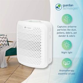 img 3 attached to 🌬️ PureGuardian AP201W Pluggable Air Purifier with Nightlight and Odor-Eliminating Aromatherapy Essential Oil Pad - 7-inch White Pluggable Air Purifier