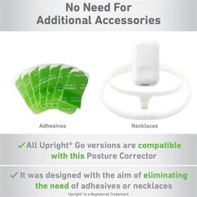 img 1 attached to 👍 Posture Corrector - Must-Have for Upright Go 2, Upright Go S, Upright Go Device (Electronic Device NOT Included) - No Adhesives Replacement - No Necklace Required