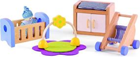 img 2 attached to Hape Wooden House Furniture Babys: Enhancing Imaginative Play with Quality and Safety