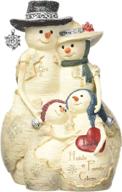👨 birchheart snowman family, 5-inch tall - embracing love that unites families logo