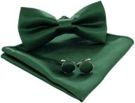 👔 jemygins pre tied pocket square cufflink: must-have men's accessories for ties, cummerbunds & pocket squares logo