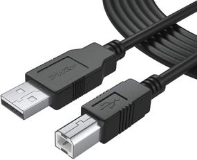 img 3 attached to 🔌 Кабель для принтера USB высокого качества длиной 12 футов 2.0 - Совместим с HP OfficeJet Laserjet Envy, Canon Pixma, Epson Workforce, Brother, Silhouette Cameo, Dell Scanner Fax Cord