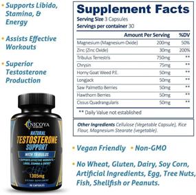 img 1 attached to Natural Testosterone Booster Men Supplements