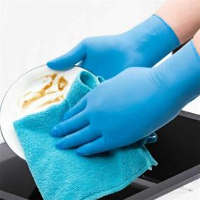 img 3 attached to 🧤 Premium Disposable Nitrile Gloves for Safe Non-Sterile Healthcare Handling