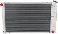 🏎️ high-performance 3-row aluminum race radiator - compatible with chevy nova 1970-81, camaro 1970-81, el camino 1978-87 logo