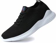 👟 dynamic comfort: lightweight breathable men's business sneakers for running logo