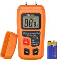 🌲 proster wood moisture meter: accurate digital detector & pin-type leak tester for wood, firewood, paper, & floors logo