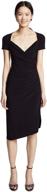 stunning norma kamali women's sweetheart side drape dress – perfect for any occasion! logo