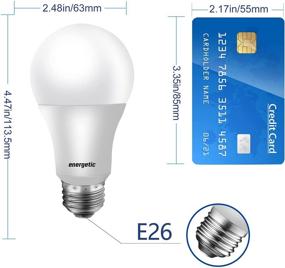 img 1 attached to 💡 Energy-Efficient LED Bulbs: 100 Watt Equivalent, Dimmable Natural White 4000K A19 Light Bulbs