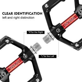 img 2 attached to Anti-Skid Mountain Bike Pedals: Lightweight 9/16 Inch Pedals with Platform Design for Road and MTB Bikes