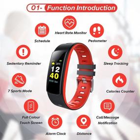 img 3 attached to 🏃 DR.VIVA Fitness Tracker Watch: Heart Rate Monitor, Color Screen, Waterproof Sport Watch for Kids, Women, Men