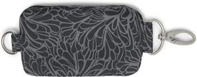 img 3 attached to Dark Print Baggallini Link Pouch for Men's Wallets, Card Cases & Money Organizers