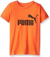 👕 puma мальчики графическая футболка red53: стильная и удобная детская одежда логотип