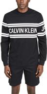 calvin klein sleeve t shirt brilliant men's clothing logo