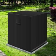 🌬️ iphungo square central air conditioner cover: durable waterproof tpu coating for outdoor protection (26''x 26'' x 32'') логотип