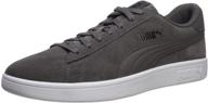 👟 puma smash castlerock black men's fashion sneakers logo