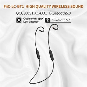 img 3 attached to FiiO LC-BT1: Беспроводной кабель для наушников HiFi с поддержкой aptX/AAC/SBC, микрофоном и управлением через приложение