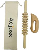 adjoss wooden massage roller therapy logo