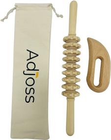 img 1 attached to ADJOSS Wooden Massage Roller Therapy