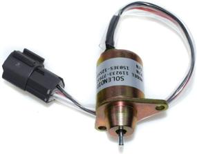 img 2 attached to 🚜 Signswise Fuel Shutdown Solenoid: Compatible with John Deere Tractor & Yanmar Engines - Replacement for Yanmar 119233-77932 & 1503ES-12S5SUC12 - DC12V