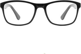 img 4 attached to 👓 Men Women's Spring Hinge Anti-Blue Light Blocking Reading Glasses