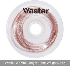 img 1 attached to 🔧 Vastar Solder Wick: 3-Pack Desoldering Wick, 2.5mm Width, 1.5m Length