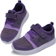 👟 fessyreese toddler lightweight breathable athletic girls' shoes: maximum comfort and style for active little feet! logo