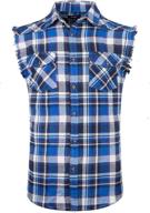 👕 nutexrol men's casual flannel sleeveless cotton clothing and shirts: comfortable and stylish options for men logo