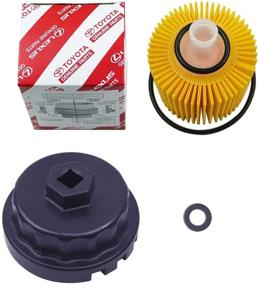 img 3 attached to 🔧 Complete Oil Filter Kit for Toyota and Lexus - Includes Genuine Filter, Wrench, and Oil Drain Accessories