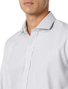 img 2 attached to 👔 Amazon Brand: Stylish Non Iron Houndstooth Men's Clothing and Shirts – Buttoned Perfection !