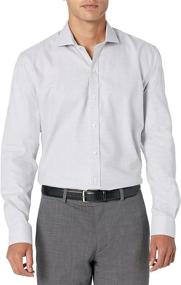 img 4 attached to 👔 Amazon Brand: Stylish Non Iron Houndstooth Men's Clothing and Shirts – Buttoned Perfection !