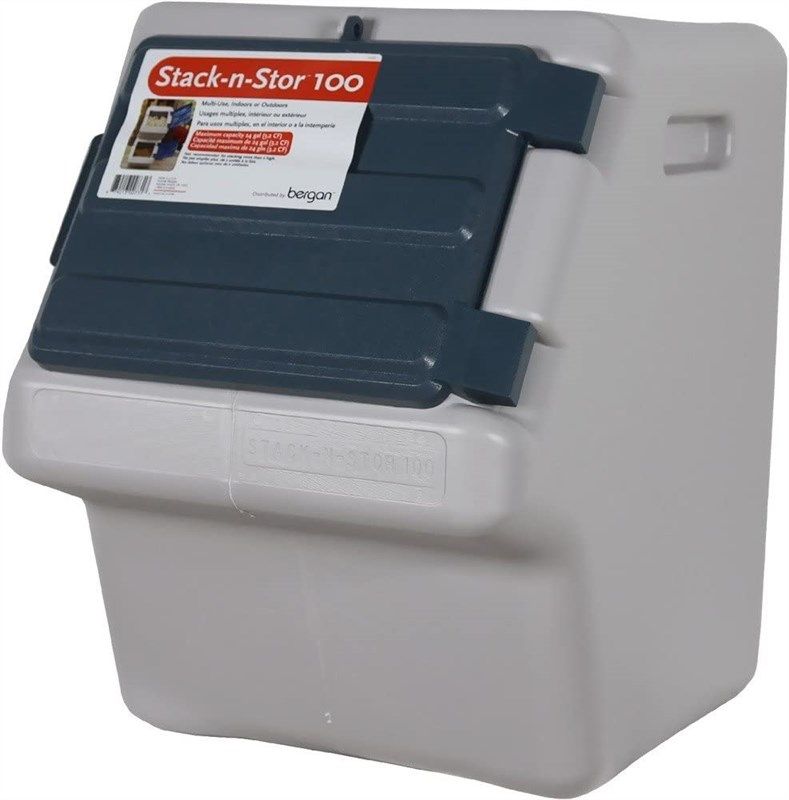 bergan stack n stor 100 stackable storage 로고