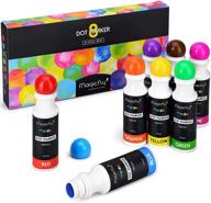 magicfly washable dot markers for toddlers - 8 colors, non-toxic water-based paint bingo daubers, kid-friendly dab marker logo