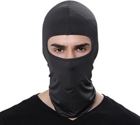 img 4 attached to 🏔️ GAMWAY Outdoor Sports Cycling Ski Mask Balaclava Hood Skullies Beanies Hat