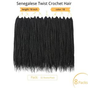 img 1 attached to Crochet Braids Hair Senegalese Extensions