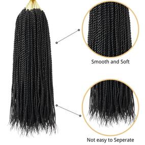 img 2 attached to Crochet Braids Hair Senegalese Extensions