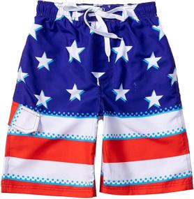 img 4 attached to 🩳 Stylish Swimwear for Boys: Kids Swim Trunk Anchor 10 - Perfect for Pool or Beach