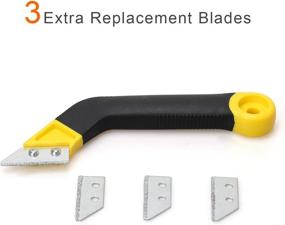 img 1 attached to Coitak Angled Grout Saw with 3 Extra Blades - Ideal for Tile Cleaning and Tile Grout Replacement