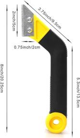 img 3 attached to Coitak Angled Grout Saw with 3 Extra Blades - Ideal for Tile Cleaning and Tile Grout Replacement