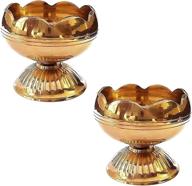 🪔 handmade brass diya (large) – ideal for diwali decoration. golden engraved oil lamp crafted from virgin brass metal. diwali diya vilakku for puja pooja. traditional deepawali gift items logo