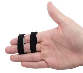 img 3 attached to 🖐️ Omeer 5 Pack Finger Splint Bundle - Buddy Tape Wraps, Padded Straps, Non-Stick Trigger Splint - Pinky & Middle Finger Support