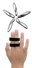 img 4 attached to 🖐️ Omeer 5 Pack Finger Splint Bundle - Buddy Tape Wraps, Padded Straps, Non-Stick Trigger Splint - Pinky & Middle Finger Support