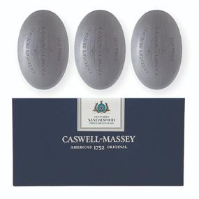 img 1 attached to Caswell-Massey Sandalwood Explorer Three-Soap Set: Discover the Luxurious 5.8 Ounce Collection