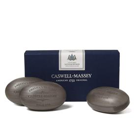 img 3 attached to Caswell-Massey Sandalwood Explorer Three-Soap Set: Discover the Luxurious 5.8 Ounce Collection