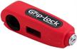 grip-lock glred red motorcycle and scooter handlebar security lock logo
