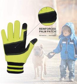 img 3 attached to HANDLANDY Touchscreen Cycling Outdoors Toddler Boys' Accessories in Cold Weather