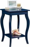 sauder harbor view side table: 💙 vibrant indigo blue finish, stylish and functional logo